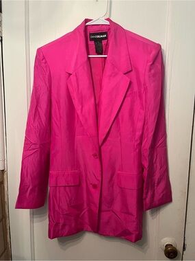 VINTAGE Diane Gilman 100% Silk Blazer